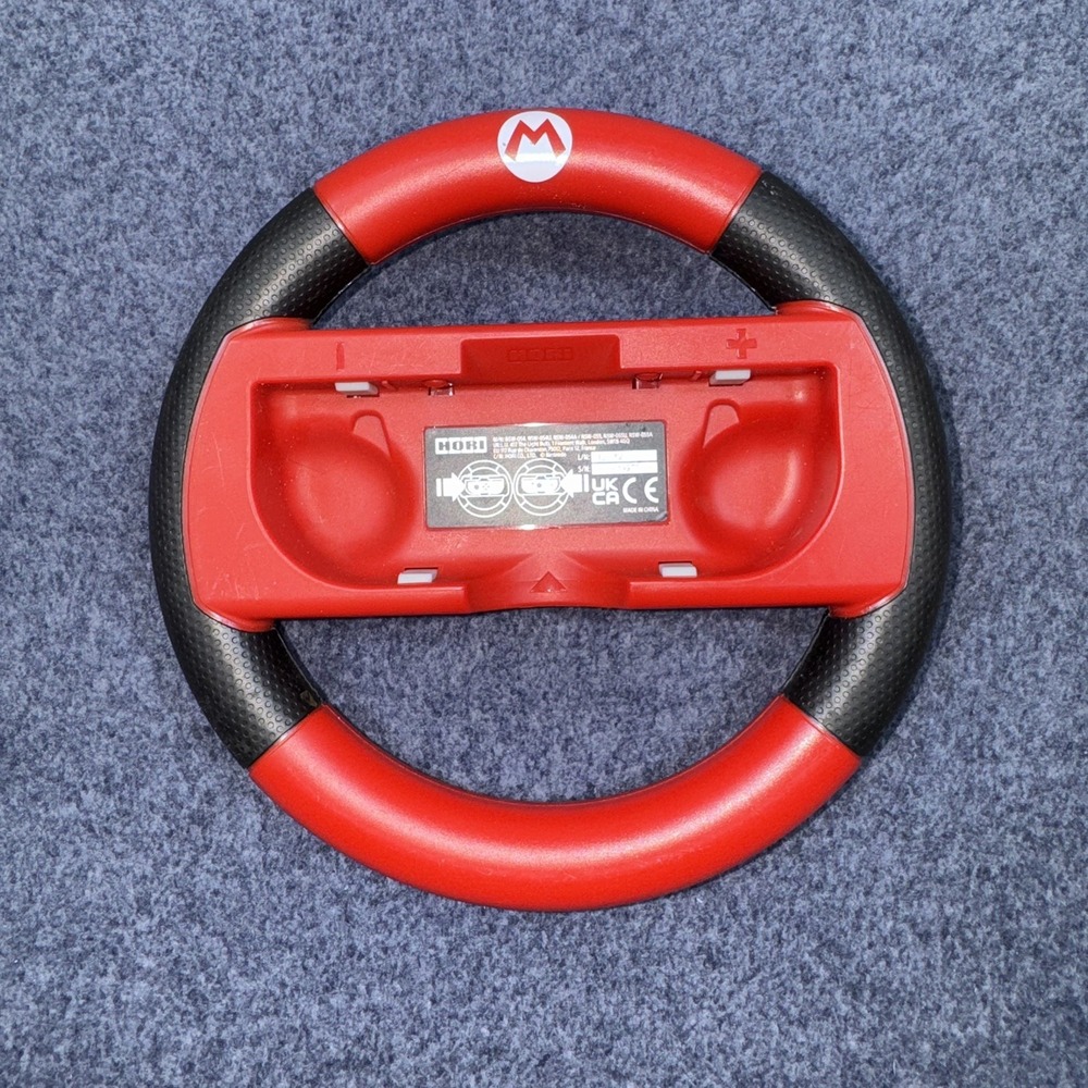 Hori Mario Kart 8 Deluxe Red Steering Wheel Nintendo Switch Joy-Con Controller